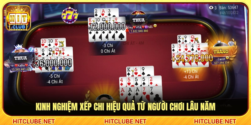 Mẹo sắp xếp bài chuẩn từ cao thủ Mậu binh